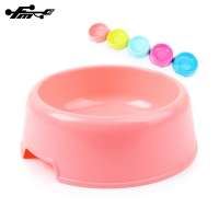 Pet dog feeding bowl environmentally friendly candy colored shiny cat bowl