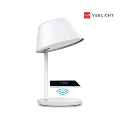 Yeelight Dimmable WiFi Smart LED Touch Table Lamp Pro Version 18W with Voice Control Wireless Charging 2700K-6500K