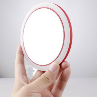 Portable Pocket LED Makeup Mirror Mini Circular LED Makeup Mirror